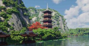 Ninh Bình tuyệt đẹp trong bản đồ game của đội Việt Nam vô địch thế giới