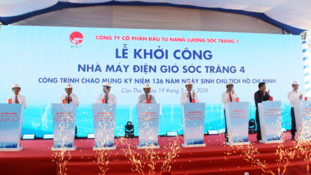 Cần Thơ khởi công 2 dự án điện gió ven biển hơn 23.640 tỷ đồng