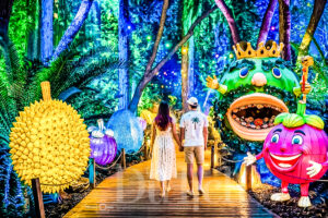 Đến lễ hội trái cây Nam bộ trải nghiệm chương trình giải trí đêm huyền ảo